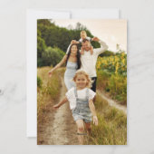 スカンジナビアのクリスマスツリー写真 シーズンカード (裏面)