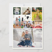 スカンジナビアのクリスマスツリー写真 シーズンカード (裏面)