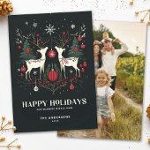 スカンジナビアのクリスマスツリー写真 シーズンカード