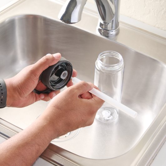 スカンジナビアのクリスマスデコールウォーターカラーハウス ウォーターボトル (下に移動)