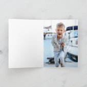 スカンジナビアのクリスマスデザイン シーズンカード (内部)