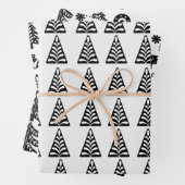 スカンジナビアのクリスマスデザイン ラッピングペーパーシート (インサイチュ)