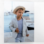 スカンジナビアのクリスマスデザイン 三つ折りクリスマスカード (内部最初)