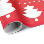 スカンジナビアのクリスマスパターンギフトラッピング ラッピングペーパー (ロールコーナー)