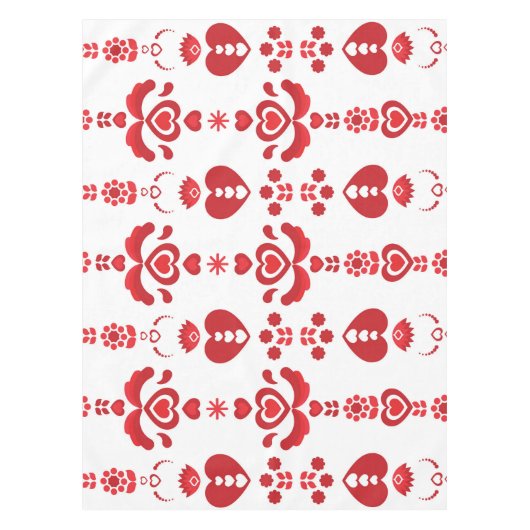 スカンジナビアのクリスマスパターンテーブルクロス テーブルクロス (正面)