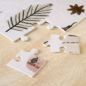 スカンジナビアのクリスマスパターンパズル ジグソーパズル (側面)