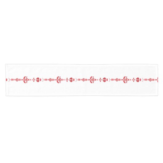 スカンジナビアのクリスマスパターン テーブルランナー (横)