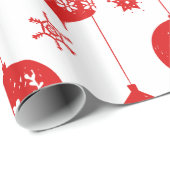 スカンジナビアのクリスマスパターン ラッピングペーパー (ロールコーナー)