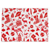 スカンジナビアのクリスマスフェスティバル ラージペーパーバッグ (正面)