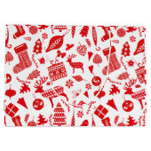 スカンジナビアのクリスマスフェスティバル ラージペーパーバッグ (裏面)