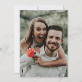 スカンジナビアのクリスマスブラック金ゴールドスターフォト 招待状 (裏面)