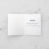 スカンジナビアのクリスマスホリデー カード (内部)