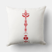 スカンジナビアのクリスマスモダンなパターン枕 クッション (裏面)