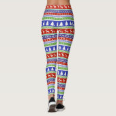 スカンジナビアのクリスマスレギグ レギンス (裏面)