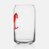 スカンジナビアのクリスマスロッキングホースカスタム ガラス缶 (左)