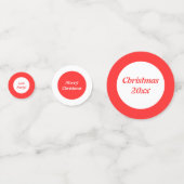 スカンジナビアのクリスマスロッキングホースカスタム コンフェッティ (正面)