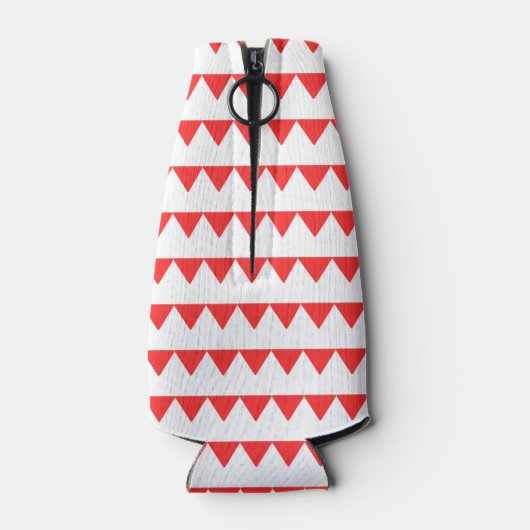 スカンジナビアのクリスマスロッキングホースカスタム ボトルクーラー (裏面)