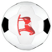 スカンジナビアのクリスマスロッキングホース サッカーボール (回転)