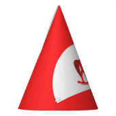 スカンジナビアのクリスマスロッキングホース パーティーハット (左)