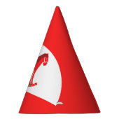 スカンジナビアのクリスマスロッキングホース パーティーハット (右)