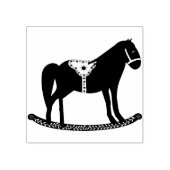 スカンジナビアのクリスマスロッキングホース ラバースタンプ (インプリント)