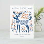 スカンジナビアのクリスマス休暇 シーズンカード (スタンド正面)