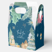 スカンジナビアのクリスマス冬の最初の誕生日 フェイバーボックス (オープン)