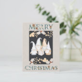 スカンジナビアのクリスマス冬格言 ポストカード (スタンド正面)