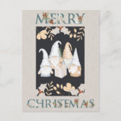 スカンジナビアのクリスマス冬格言 ポストカード (正面)