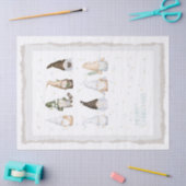 スカンジナビアのクリスマス冬格言 薄葉紙 (クラフト)