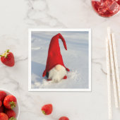 スカンジナビアのクリスマス格言 スタンダードカクテルナプキン (インサイチュ)