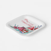 スカンジナビアのクリスマス格言 ペーパープレート (傾斜あり)