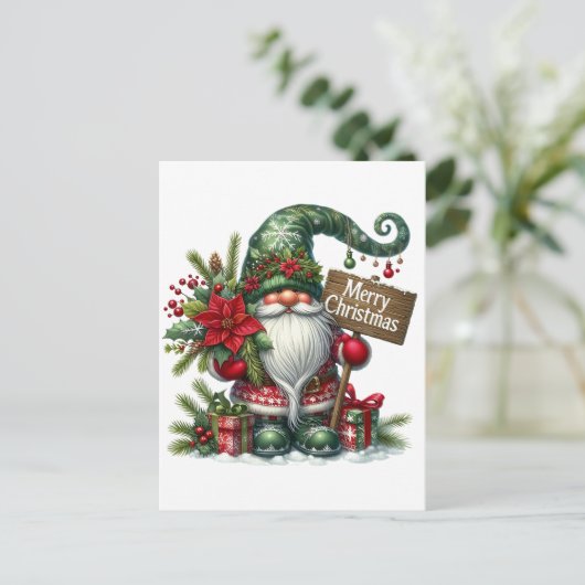 スカンジナビアのクリスマス格言 ポストカード (スタンド正面)