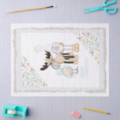 スカンジナビアのクリスマス格言 – ムース – 鳥 薄葉紙 (クラフト)