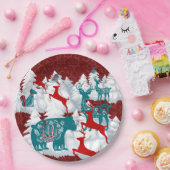 スカンジナビアのクリスマス紙プレート ペーパープレート (パーティー)