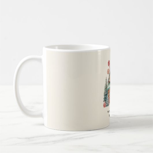 スカンジナビアのクリスマス魔法 コーヒーマグカップ (左)