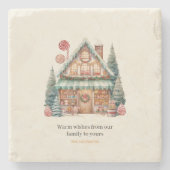 スカンジナビアのクリスマス魔法 ストーンコースター (正面)