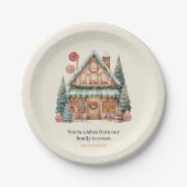 スカンジナビアのクリスマス魔法 ペーパープレート (正面)