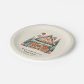 スカンジナビアのクリスマス魔法 ペーパープレート (アングル)