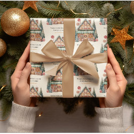 スカンジナビアのクリスマス魔法 ラッピングペーパー