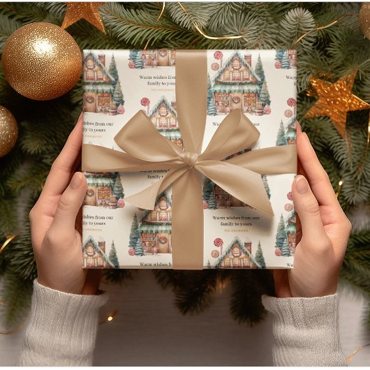 スカンジナビアのクリスマス魔法 ラッピングペーパー