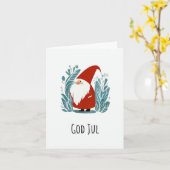 スカンジナビアのクリスマス カード (黄色い花)