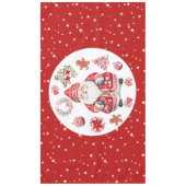 スカンジナビアのサンタクロース赤大 テーブルクロス (正面)