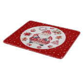 スカンジナビアのサンタクロース赤 カッティングボード (角)