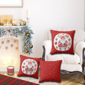スカンジナビアのサンタクロース赤 クッション