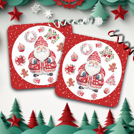 スカンジナビアのサンタクロース赤 コースター
