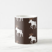 スカンジナビアのシック:ヴィンテージシームレスなパターン コーヒーマグカップ (中央)