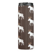 スカンジナビアのシック：ヴィンテージシームレスなパターン タンブラー (裏面)