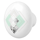 スカンジナビアのスタイルによって輪郭を描かれるデザイン セラミックノブ (右)