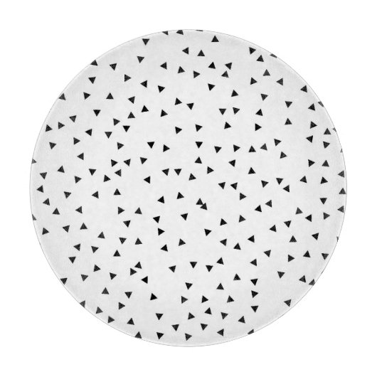 スカンジナビアのスタイルの三角形パターン カッティングボード (正面)